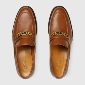 Giay Gucci Loafer With Interlocking G 'Cuir' 746684-AABUV-2535