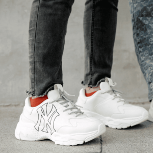 Giay MLB Bigball Chunky NY 'White' 3ASHC101N-50IVS