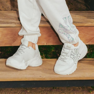 Giay MLB Bigball Chunky NY 'White' 3ASHC101N-50IVS