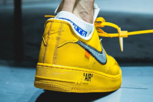 Giay Nike Air Force 1 Low 'Off-White ICA Gold' DD1876-700