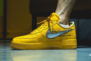 Giay Nike Air Force 1 Low 'Off-White ICA Gold' DD1876-700