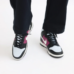 Giay Nike Dunk High 'White Black Maroon' DD1869-005