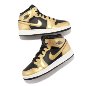 Giay Nike Air Jordan 1 Mid SE 'Metallic Gold Black' DR6967-071