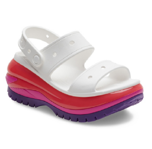 Dep Crocs Classic Mega Crush Sandal 'White' 207989-94S