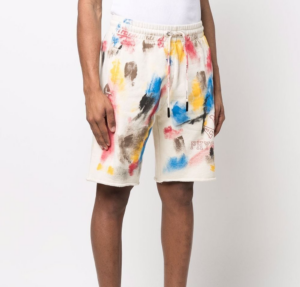 Quan Palm Angels College Sweatshorts 'Multicolor' PMCI010S22FLE0070325