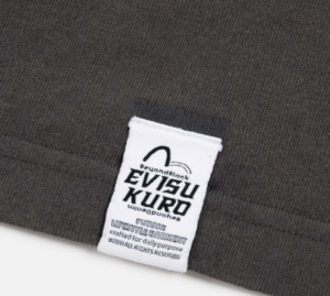 Ao Evisu Metallic Seagull Print Wide Fit 'Grey' 2EAGNM3TS5178OSCT