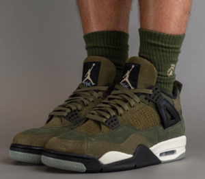 Giay Nike Air Jordan 4 Retro SE Craft 'Medium Olive' FB9927-200