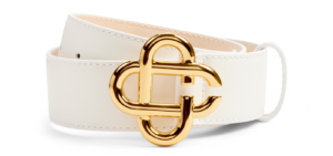 That Lung Casablanca CC Logo Buckle 'White' AS23-ACC-014-10