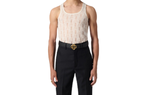 That Lung Casablanca CC Logo Buckle 'Black' AS23-ACC-012-01