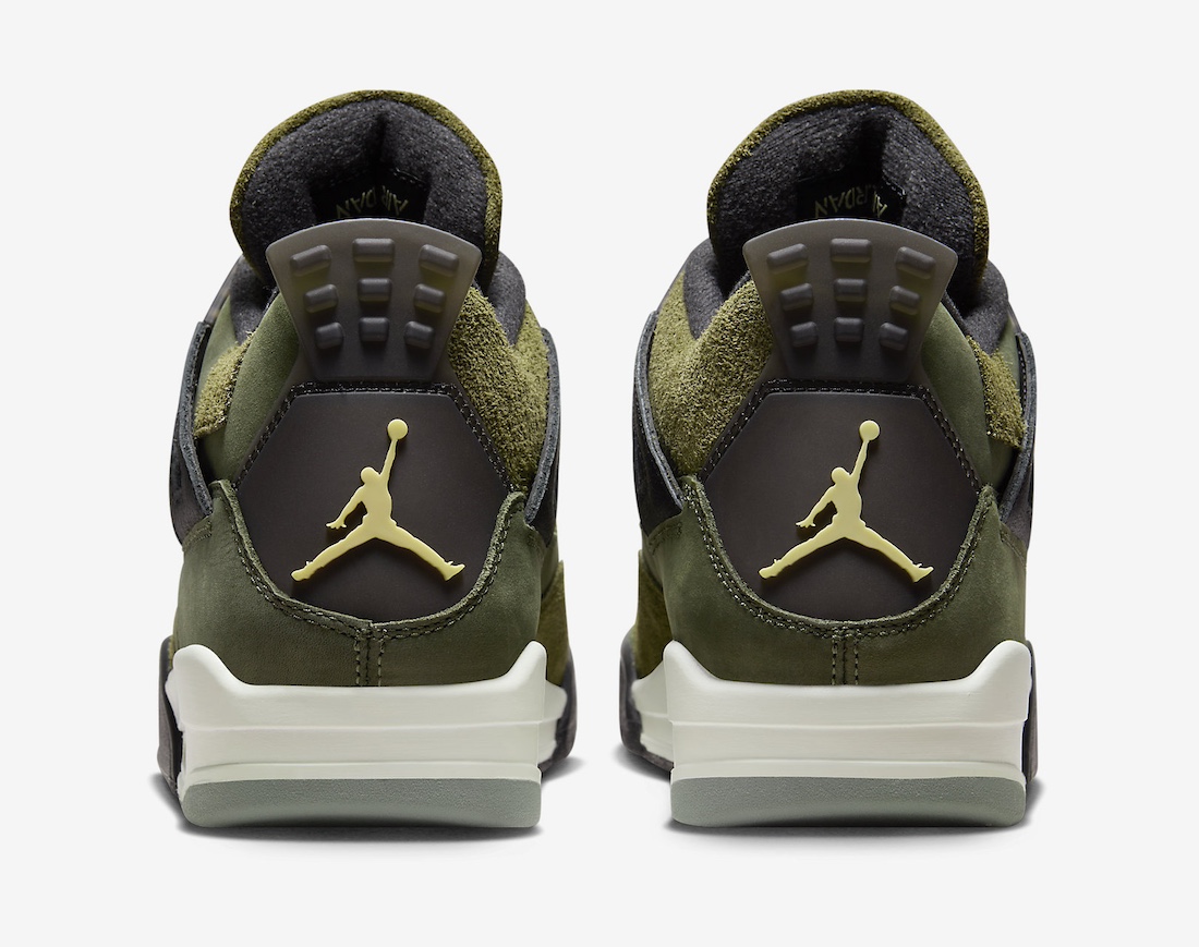 Jordan 4 Craft "Medium Olive" - phối màu Jordan 4 đáng chú ý nhất cuối năm 2023 Hinh anh 3: Jordan 4 Craft "Medium Olive" - phoi mau Jordan 4 dang chu y nhat cuoi nam 2023