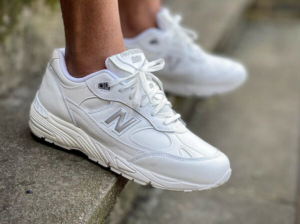 Giay New Balance 991 'MiUK White Grey' M991TW