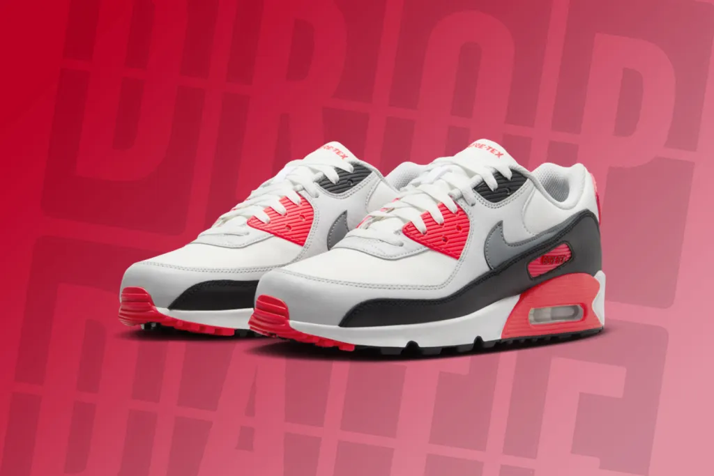 Hinh anh 2: Nike ra mat Air Max 90 “Infrared” duoi phien ban GORE-Tex (GTX)