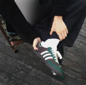 Giay Adidas Samba OG x Notitle 'Green' ID6022