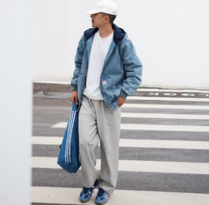 Giay Adidas Gazelle Indoor 'Navy White' ID1008