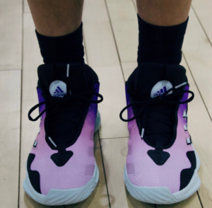 Giay Adidas Court Vision 3 'Black Blue Pink' GV9929