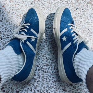 Giay Converse Star Bars Us Suede 'Blue' 35200500