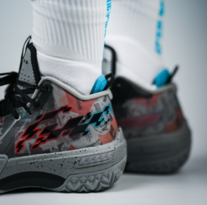 Giay Lining Jieao Pictorial 'Grey' ABFT035-3