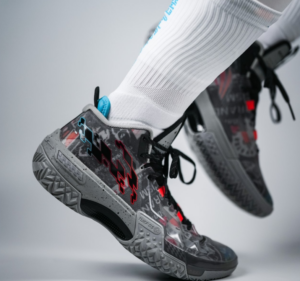 Giay Lining Jieao Pictorial 'Grey' ABFT035-3