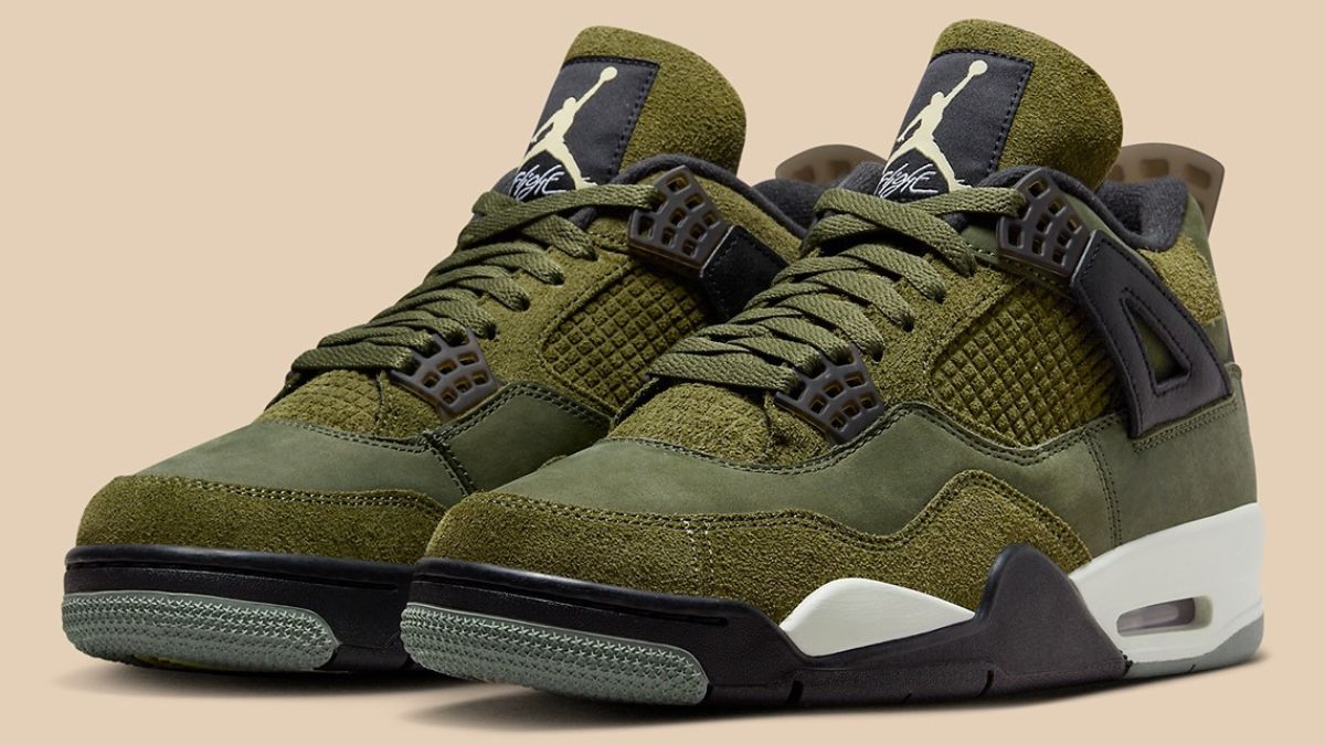 Jordan 4 Craft "Medium Olive" - phoi mau Jordan 4 dang chu y nhat cuoi nam 2023