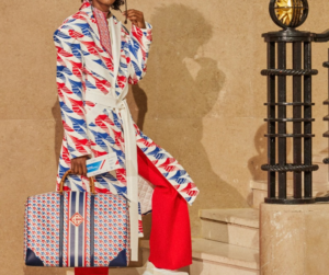 Tui Casablanca Monogram Weekender 'Navy' AF22-BAG-004-02