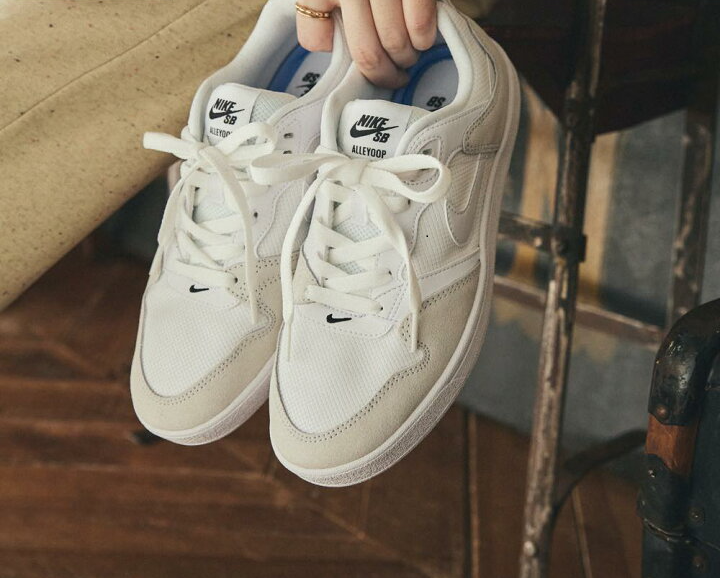 Giày Nike Alleyoop SB 'White Sail' CJ0882-101 Authentic-Shoes