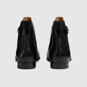 ‎Giay Gucci Blondie Ankle Boot 'Black' 757777-06F80-1000