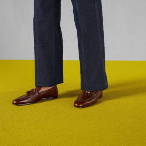 Giay Gucci Jordaan Loafer Leather 'Brown' 758068-AACRW-2103