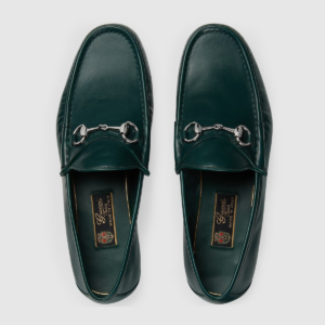 Giay Gucci Loafer With Horsebit 'Dark Green' 757769-AACFG-3154