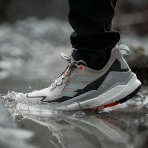 Giay Adidas Hiking Terrex Free Hiker 2.0 Low Gore-Tex 'Light Grey' IG3202