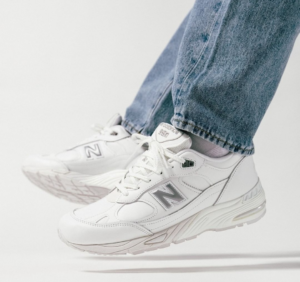 Giay New Balance 991 'MiUK White Grey' M991TW