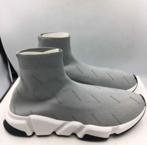Giay Balenciaga Speed Trainer 'Grey Logo' 512527W06501224