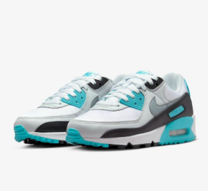 Giay Nike Air Max 90 'White Teal Nebula' FB8570-101