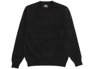 Ao Stussy Bent Crown Knit Sweater 'Black'
