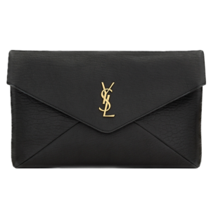 Tui Saint Laurent Cassandre Large Envelope Pouch In Lambskin 'Black' 769307AACYT1000