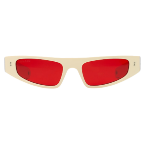 Kinh Gucci Cat Eye Frame Sunglasses 'Shiny Ivory' 769797-J0740-9264