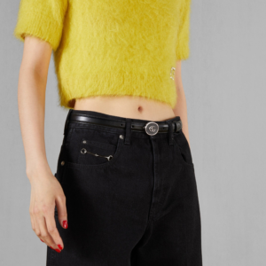 That Lung Gucci Petite GG Thin Belt 'Black' 760132-0YA0N-1000