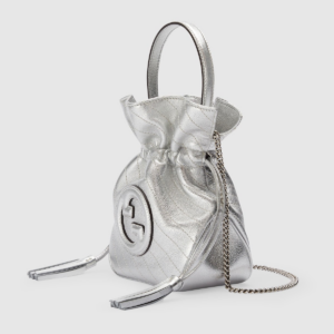 Tui Gucci Blondie Mini Bucket Bag 'Silver' 760313-AACT3-8106