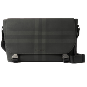 Tui Burberry Check And Leather Large 'Charcoal' 80653361