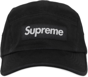 Mu Supreme Washed Chino Twill Camp Cap 'Black'