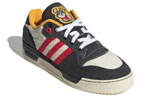 Giay Adidas Rivalry Low 'Dark Grey Red' HR0464