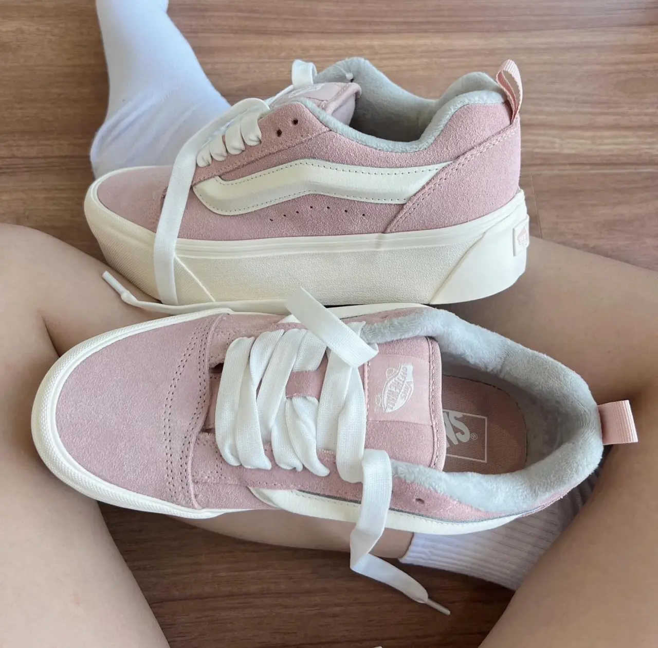 Alternative view of Giày Vans Knu Stack 'Pink' VN000CRSBMC