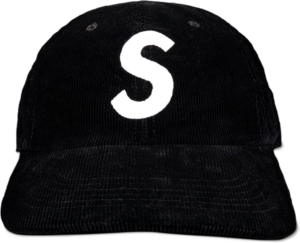 Mu Supreme Corduroy S Logo 6-Panel 'Black'