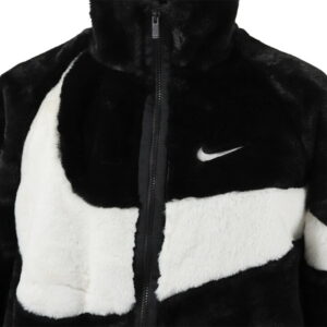 Ao Nike NSW Big Swoosh Fur Jacket 'Black' FB7664-010