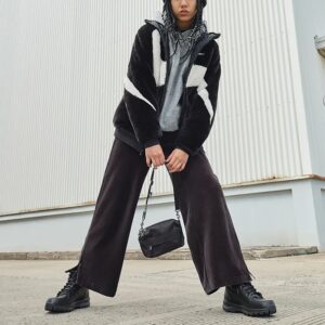 Ao Nike NSW Big Swoosh Fur Jacket 'Black' FB7664-010