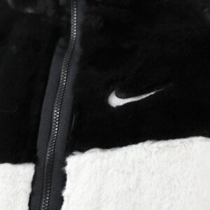 Ao Nike NSW Big Swoosh Fur Jacket 'Black' FB7664-010