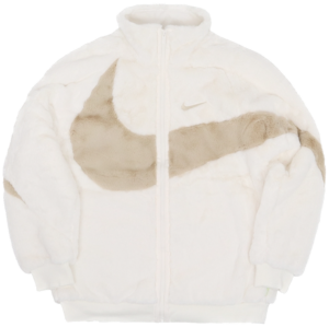Áo Nike NSW Swoosh Fur Jacket 'White' FB7664-133
