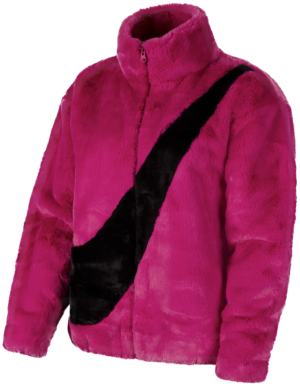 Áo Nike Sportswear Faux Fur Jacket 'Pink' CU6559-564