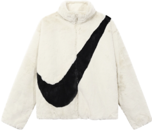 Áo Nike Sportswear Faux Fur Jacket 'Cream' DM1760-238