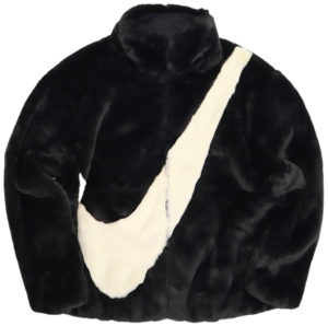 Áo Nike Sportswear Faux Fur Jacket 'Black' DO3792-010