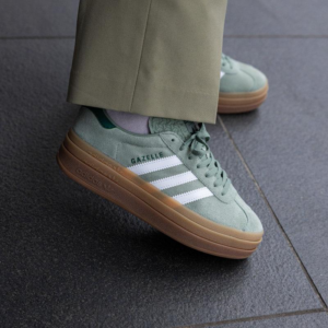 Giay Adidas Gazelle Bold 'Silver Green' ID6998